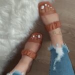 Angie Sandal - Mauve